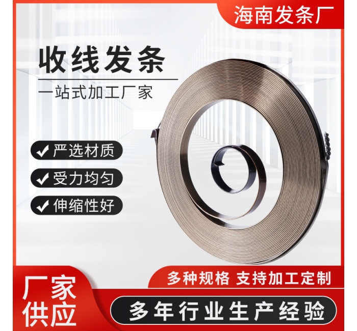 收線發(fā)條小鉆床發(fā)條彈簧立鉆配件復(fù)位渦卷彈片